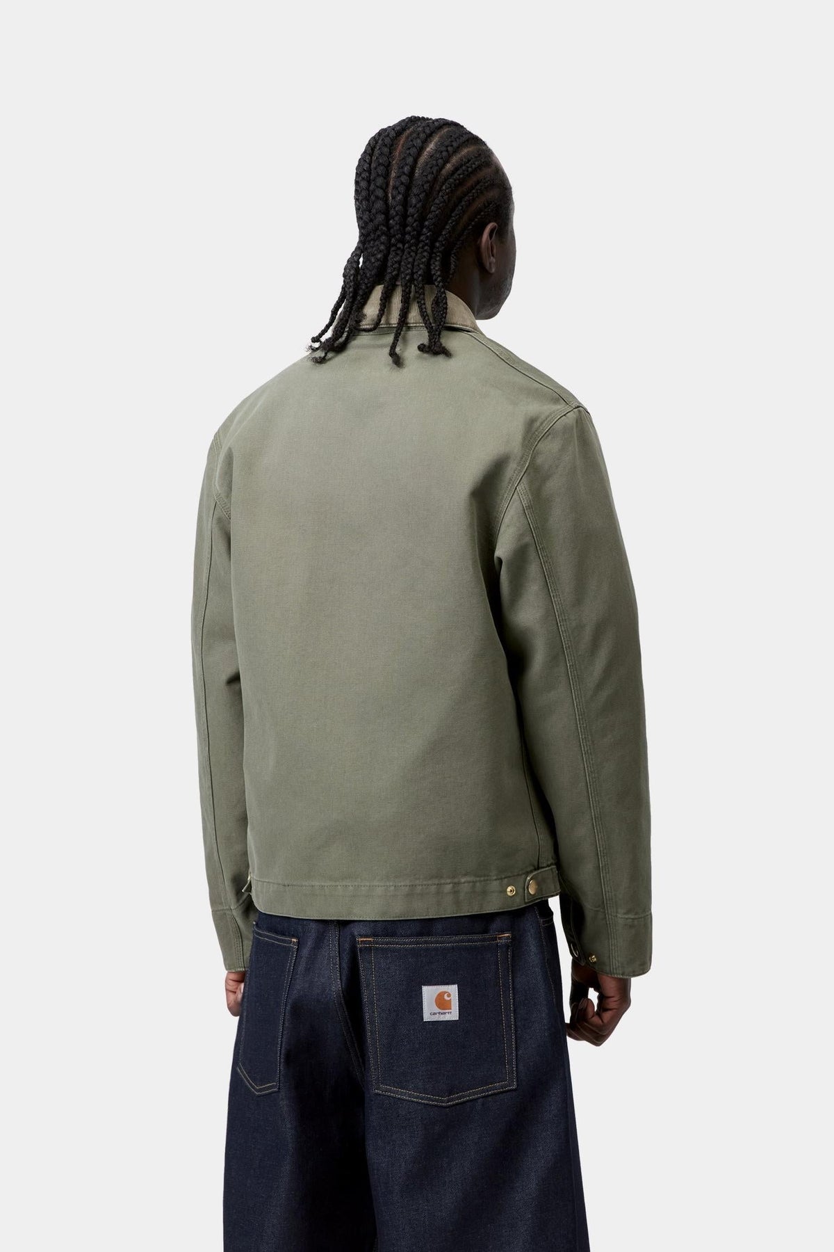 Detroit Jacket (Spring) - Stone Canvas - Carhartt WIP New
