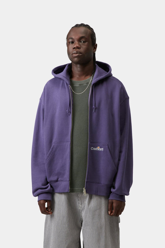 Hooded WIP Label Sweat Jacket - Carhartt WIP Deals