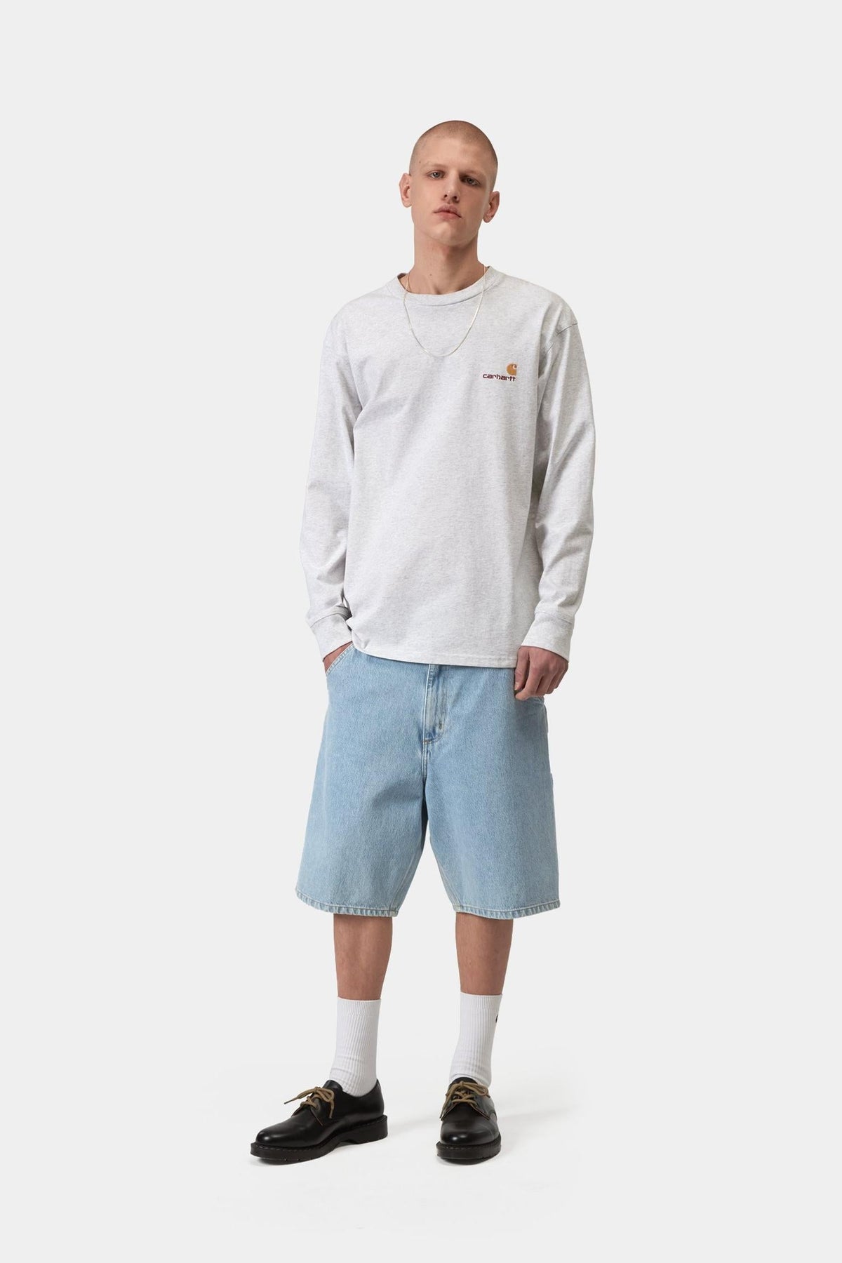 Single Knee Short - Denim - Carhartt WIP Great Value
