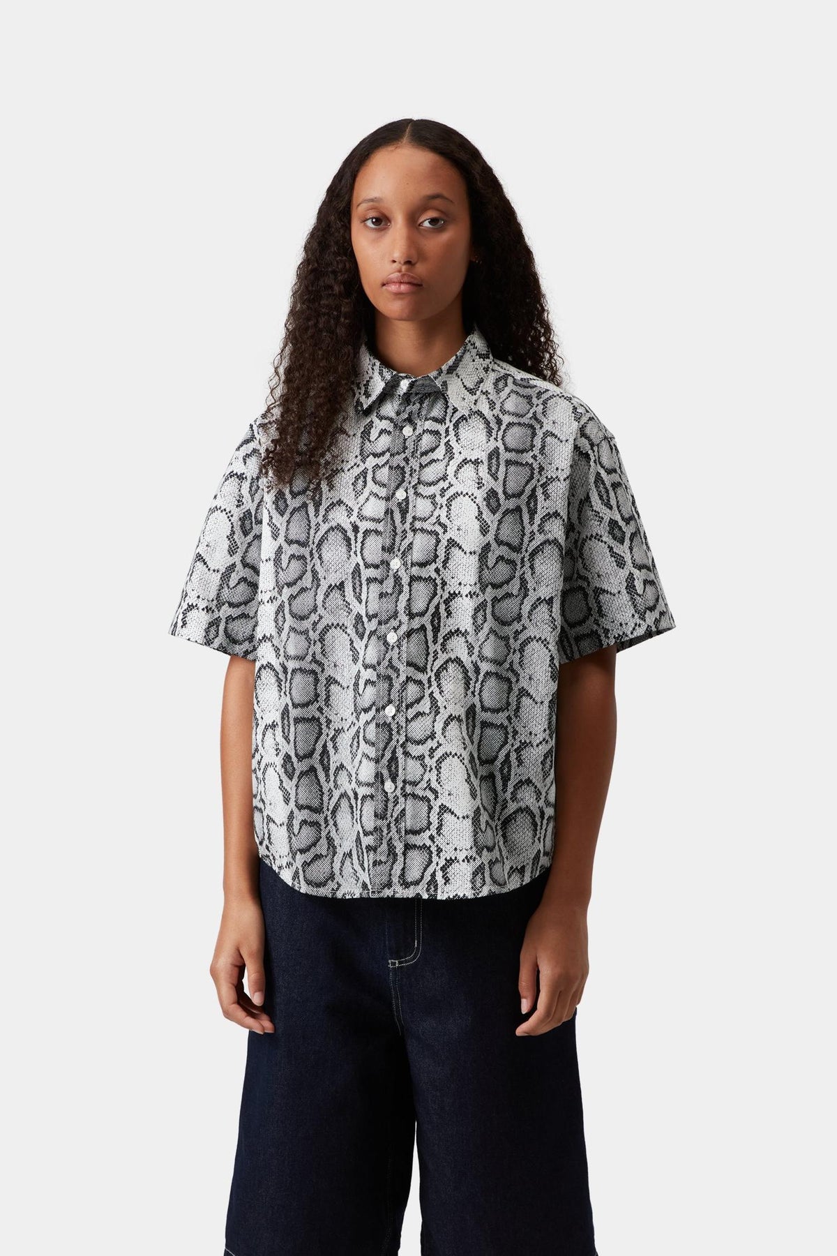 Short Sleeve Snake Camo Shirt - Carhartt WIP Hot Sale