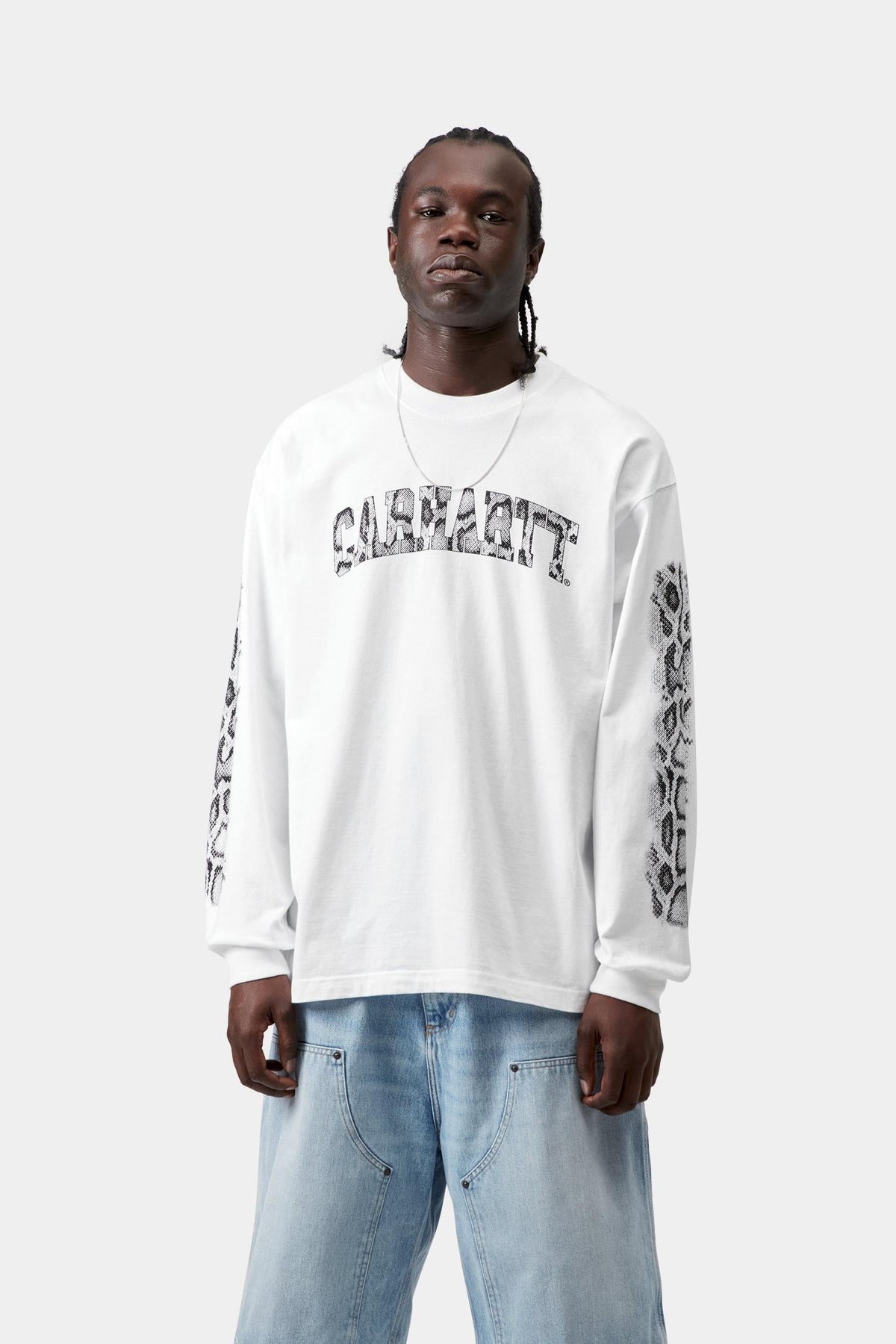 Long Sleeve Camo Snake T-Shirt - Carhartt WIP Trusted