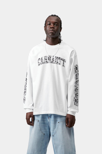 Long Sleeve Camo Snake T-Shirt - Carhartt WIP Trusted