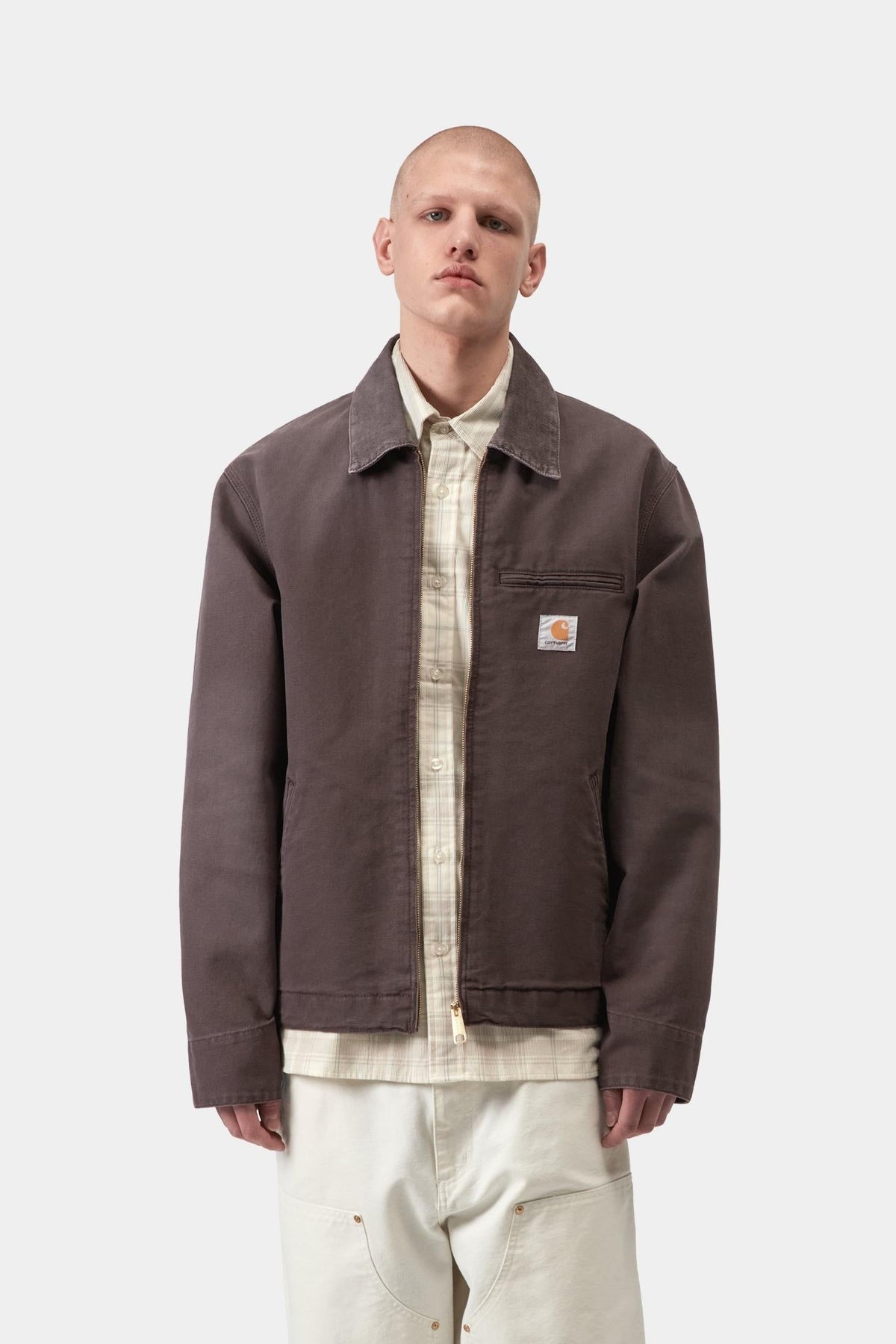 Detroit Jacket (Spring) - Stone Canvas - Carhartt WIP Sale