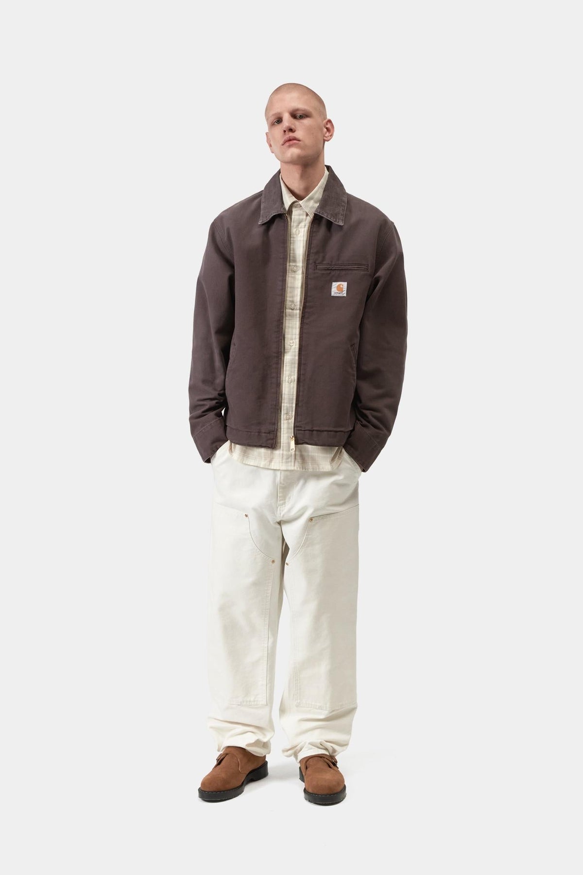 Detroit Jacket (Spring) - Stone Canvas - Carhartt WIP Sale
