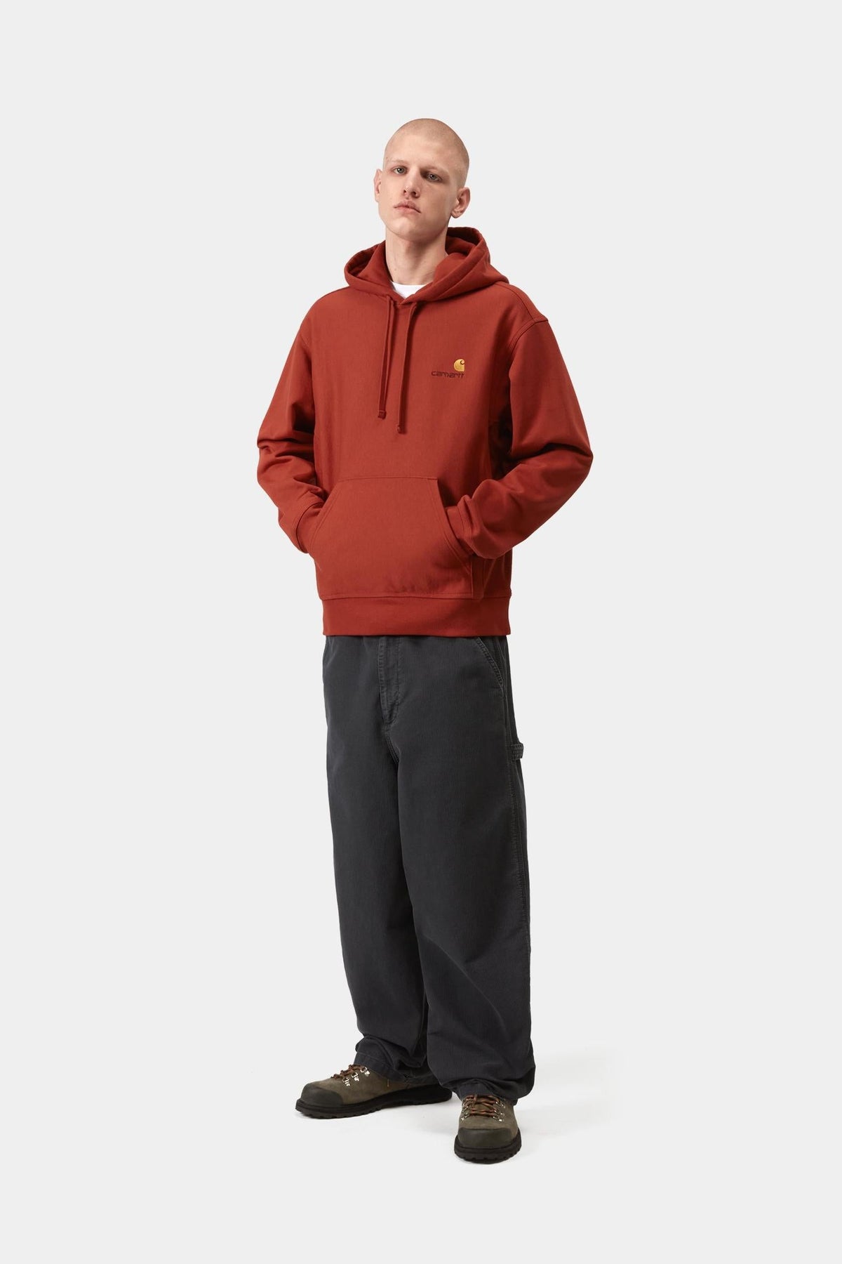 Hooded American Script Sweatshirt - Carhartt WIP Signature