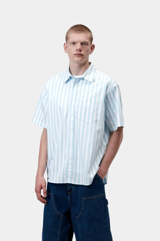Short Sleeve Royce Stripe Shirt - Carhartt WIP Value
