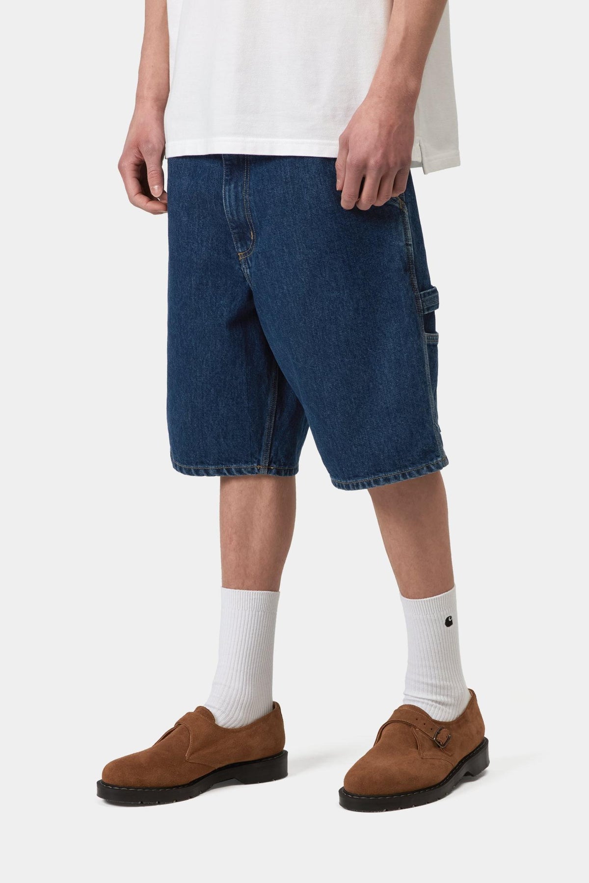 Single Knee Short - Denim - Carhartt WIP Special Offer