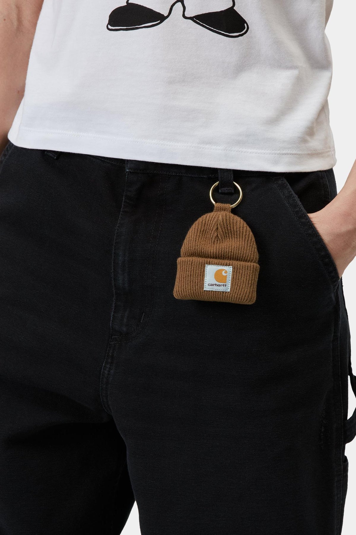 Mini Watch Hat Keychain - Carhartt WIP Signature