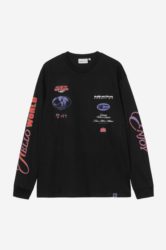 Audio Archives WIP Long Sleeve T-Shirt - Carhartt WIP Trending