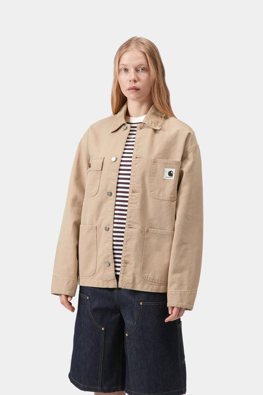 OG Michigan Coat (Spring) - Stone Canvas - Carhartt WIP Signature