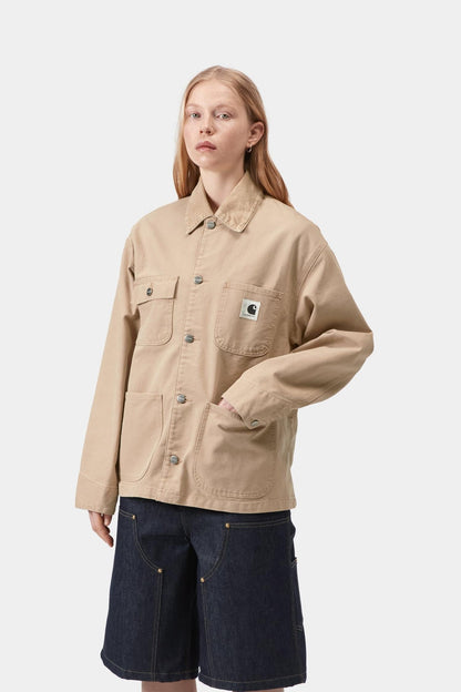 OG Michigan Coat (Spring) - Stone Canvas - Carhartt WIP Signature
