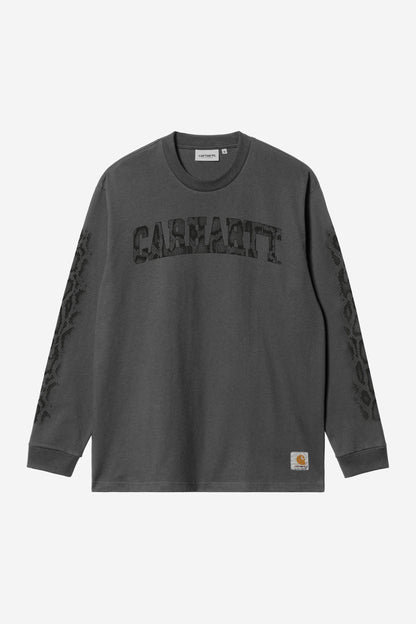 Long Sleeve Camo Snake T-Shirt - Carhartt WIP New