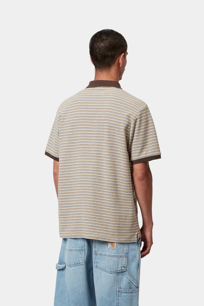 Short Sleeve Dion Stripe Polo - Carhartt WIP Hot Sale