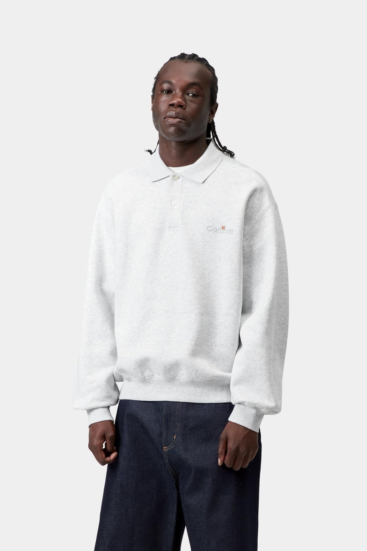 WIP Label Polo Sweatshirt - Carhartt WIP Best Seller