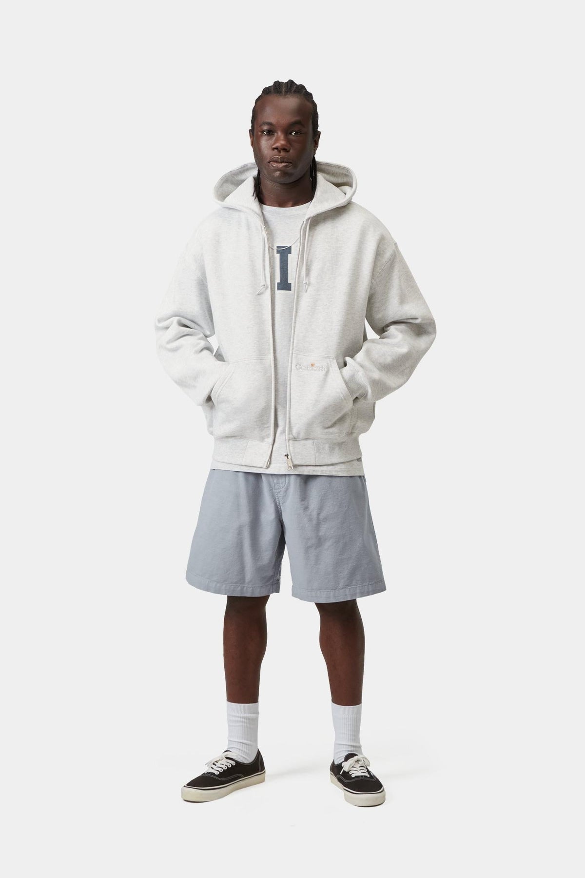 Hooded WIP Label Sweat Jacket - Carhartt WIP Latest