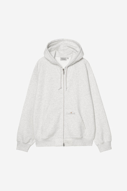 Hooded WIP Label Sweat Jacket - Carhartt WIP Latest